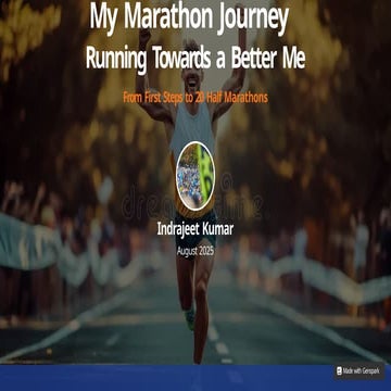marathon journey of myself from the day to Half marathon