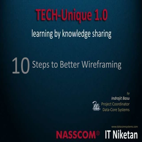 Smart Tips for Wireframing by Indrajit basu