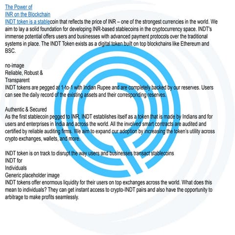Indtcoin presentations