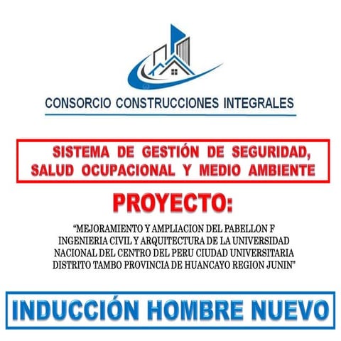 INDUCCION HOMBRE NUEVO EN OBRA DE CONSTRUCCION