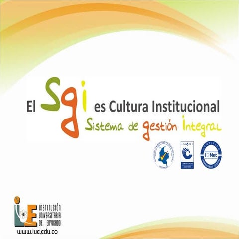 Induccion sgi estudiantes2011