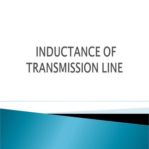 Inductance of transmission line