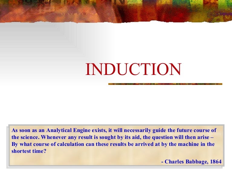 Induction