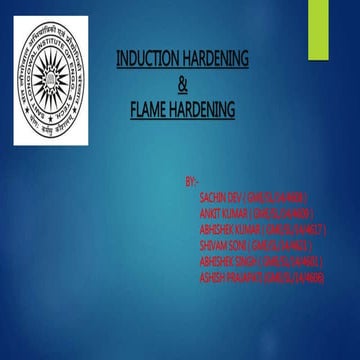 Induction Hardening and Flame Hardening