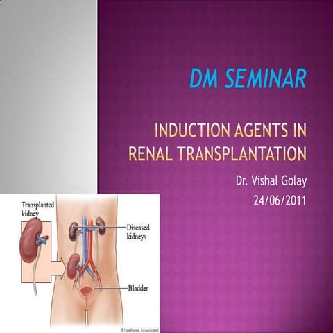 Induction agents in renal transplantation