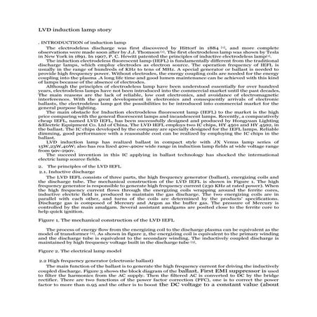 Induction Lamp Story