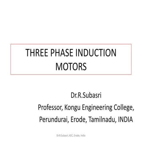 Induction motor 3ph