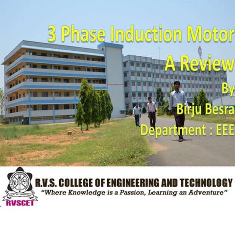 Modeling and Testing of Induction Motors