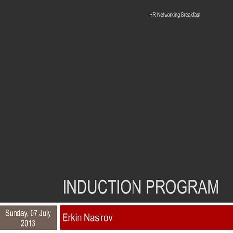 Induction program final