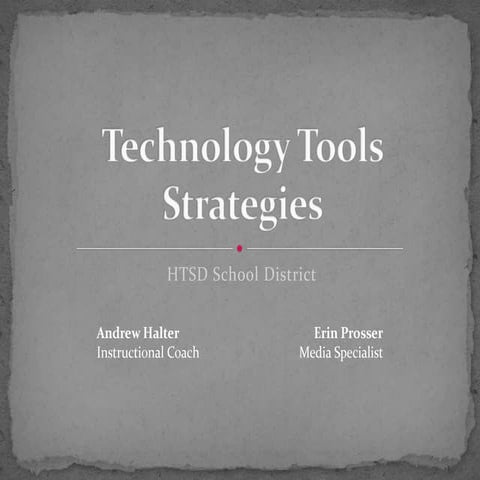 HTSD Induction Session 2011