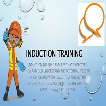 Health and Safety Induction Training | PPT
