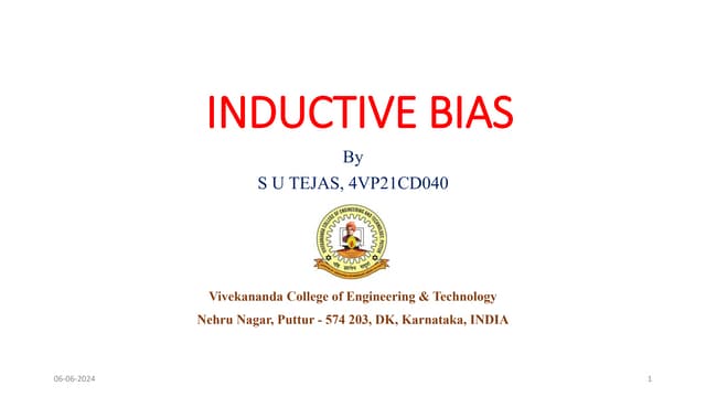Understanding Inductive Bias in Machine Learning