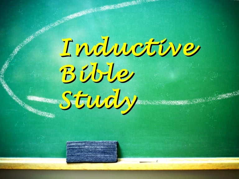 inductive bible study ppt