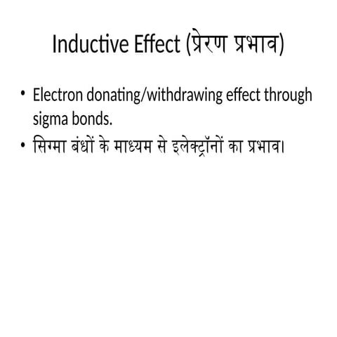 Understanding the Inductive Effect and +I Effect in Organic Chemistry ...