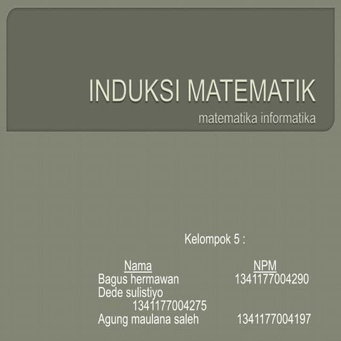 Induksi matematika