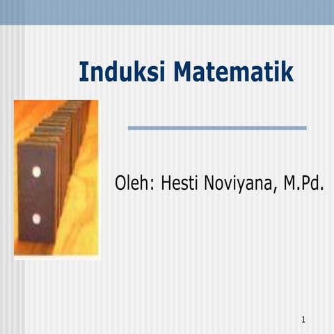 Induksi Matematik beserta contoh soal dan penyelesaiannya