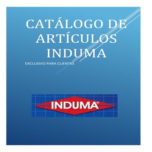 Catálogo de artículos Induma | PDF