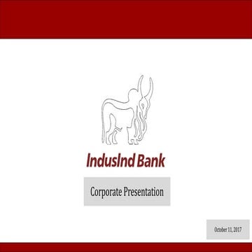 Indusind presentation