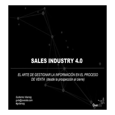 Indusmedia 2016. Sales Industry 4.0. Overalia