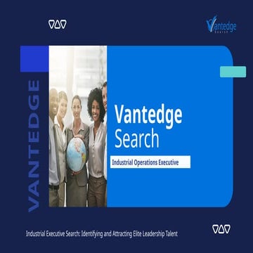 Industrial Sector Executive Search Services | Vantedge Search