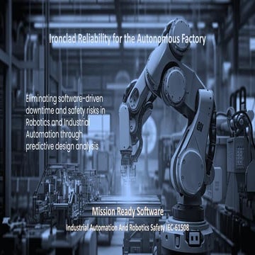 Eliminating Software-Driven Downtime and Safety Risks in Robotics and ...