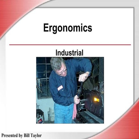 Industrial Ergonomics 