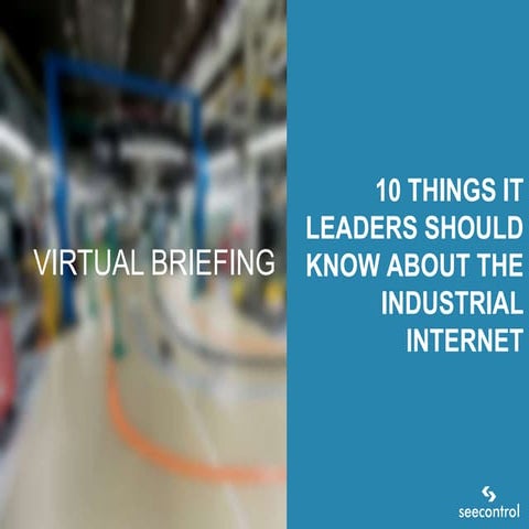 Industrial Internet of Things and (Machine to Machine) M2M Overview