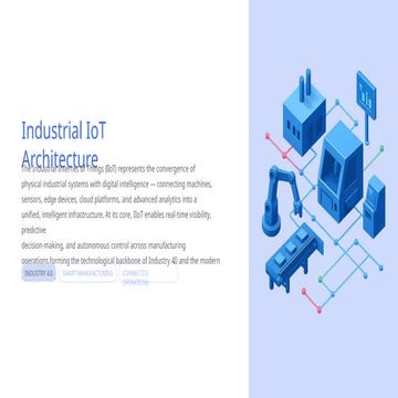 Smart factory IIoT and automation data flow architecture v1.0 | PDF