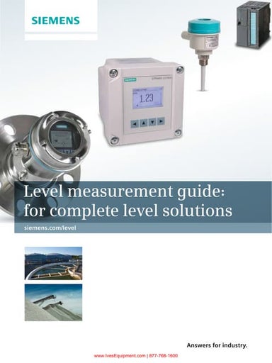 Industrial Level Instrument Selection Guide
