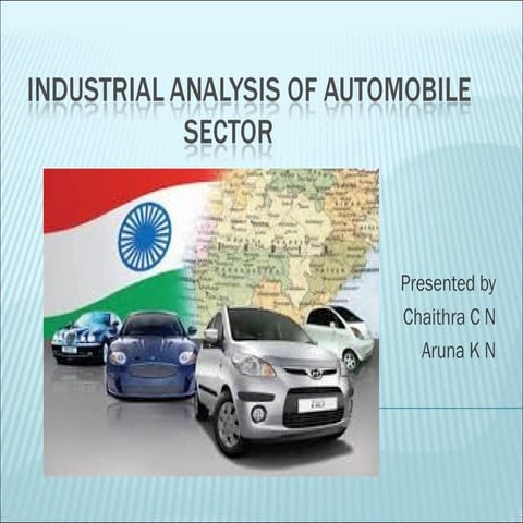 Industrial analysis of automobile sector
