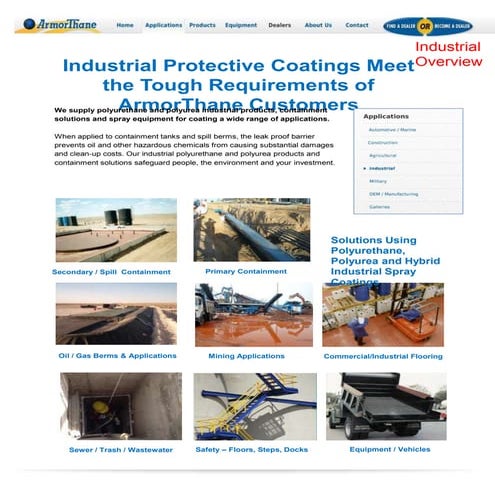 The Power Of Uv Resistant Coatings Armorthane ArmorThane Industrial applications | PDF