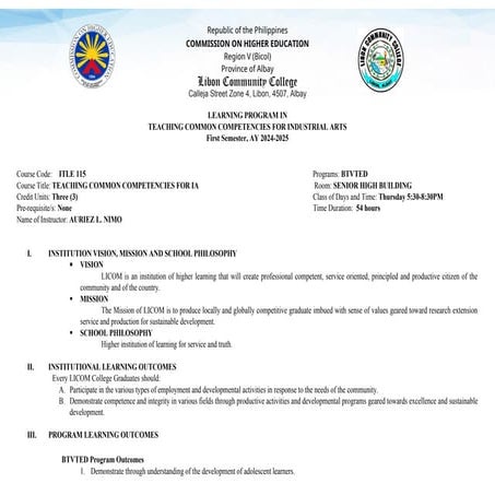 ‌Industrial Arts Common Competencies.docx