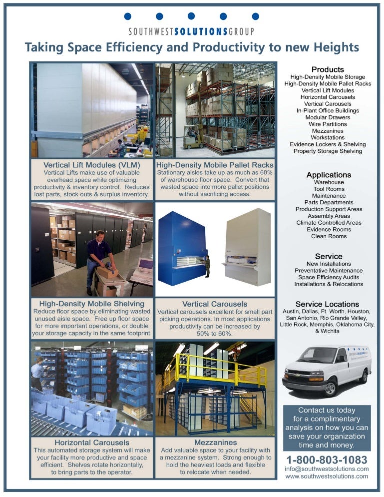 Industrial Space Efficiency And Productivity With Storage Solutions