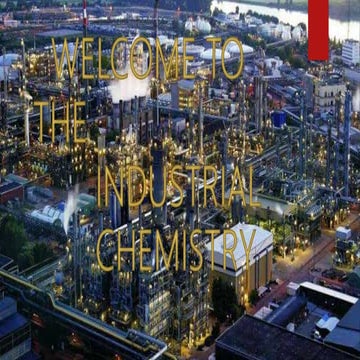 Industrial chemistry(soap industry)