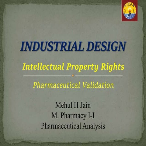 Industrial design (ipr) | PPT