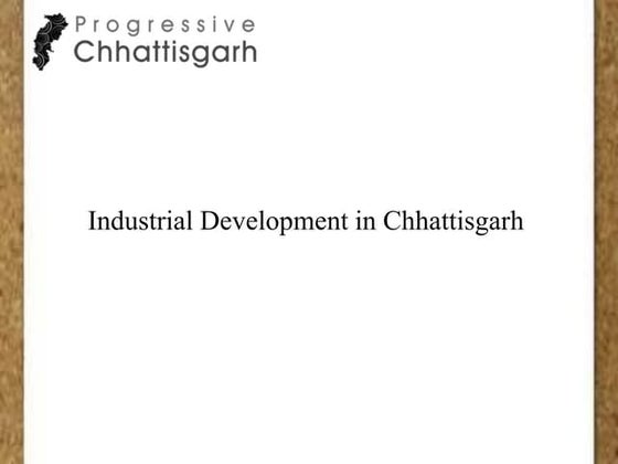 Chhattisgarh infrastructure | PPT