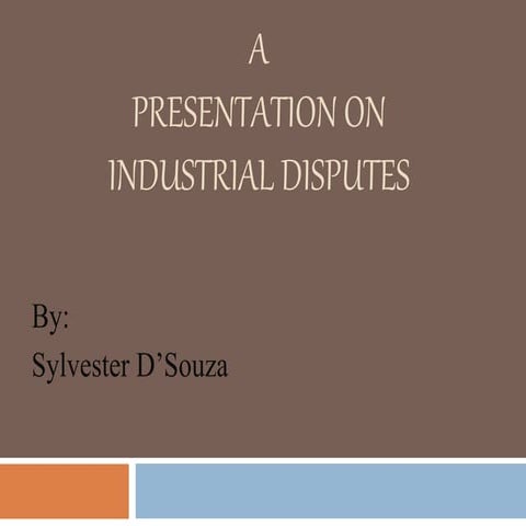Industrial disputes Act,1947 