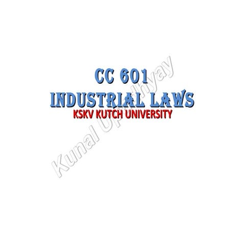 Industrial dispute Act