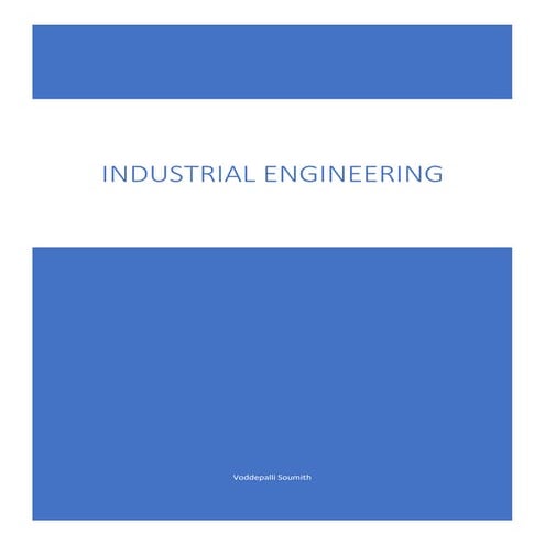 Industrial engineering notes for gate