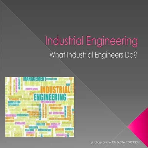 Industrial engineering presentation 