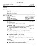 resume for industrial engineer