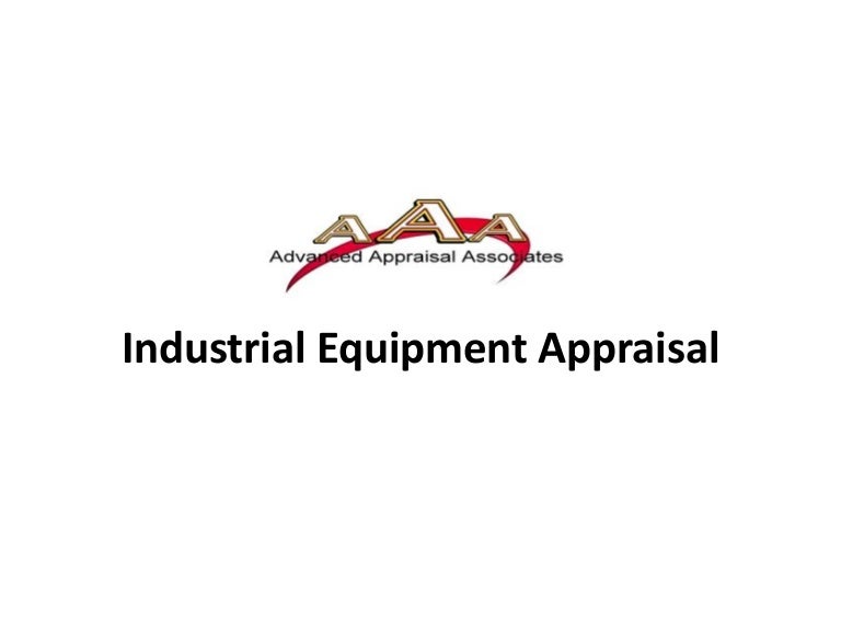 Industrial Equipment Appraisal