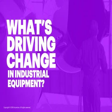 Accenture Industrial Equipment: The Race to Reinvent