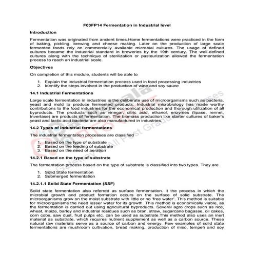 Industrial Fermentation _LESSON 3 and 4.pdf