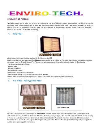 Industrial filters Industrial filters