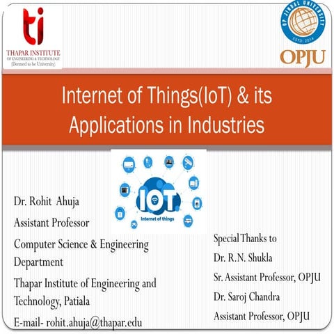 Industrial Internet of Things and its APPLICATIONS.pptx