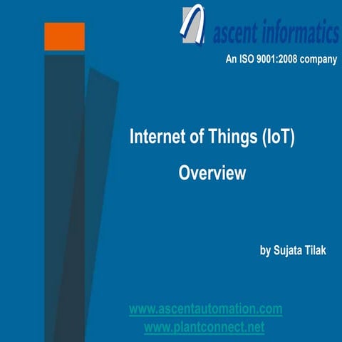 Industrial internet of things   by sujata tilak