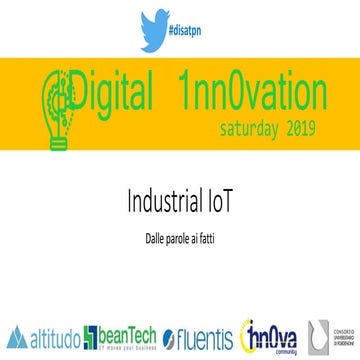 Industrial iot: dalle parole ai fatti 