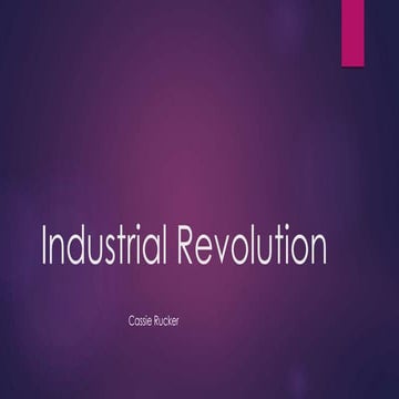 Industrial Revolution