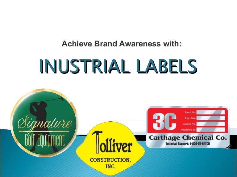 Branding with Industrial Labels